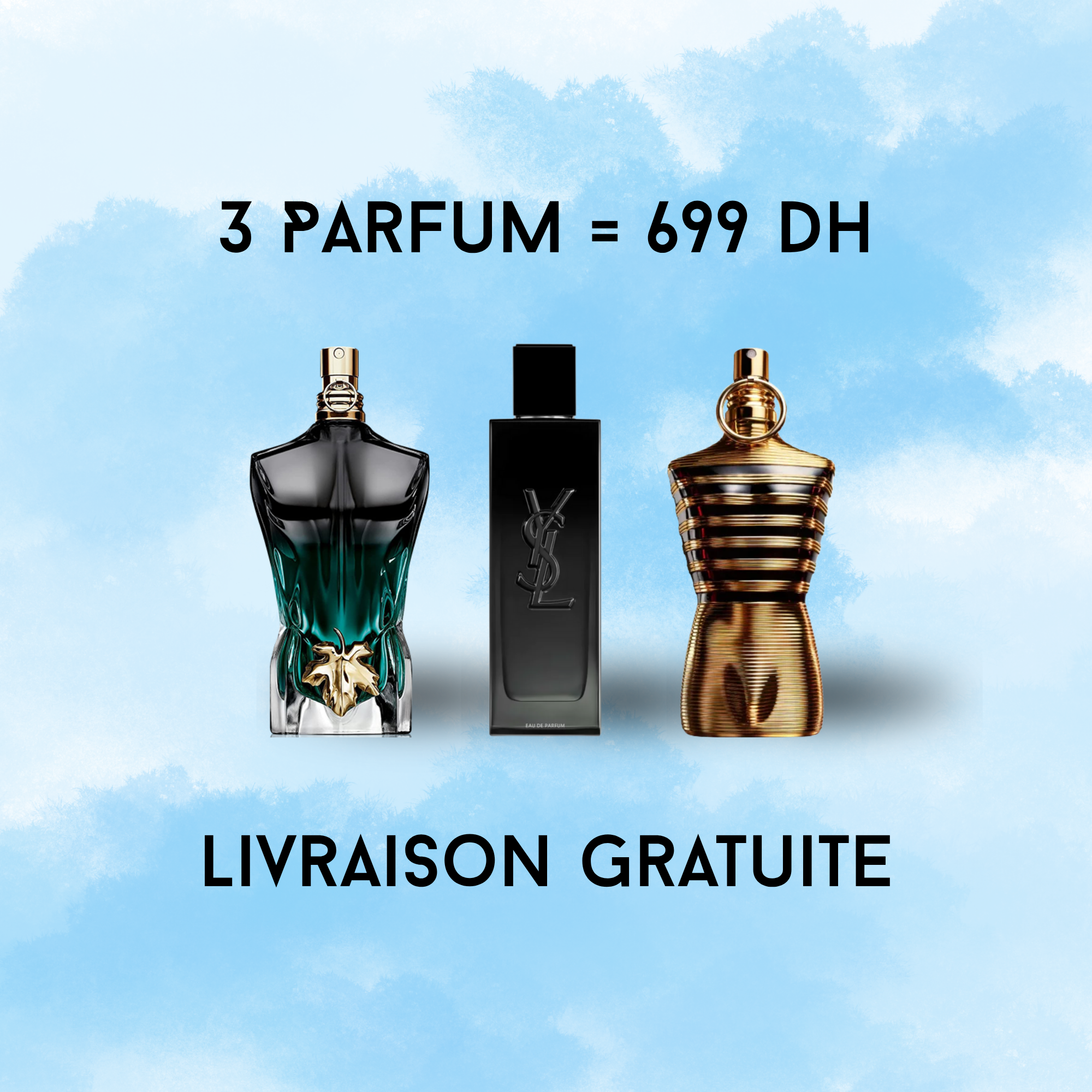 Pack Le Beau Le Parfum + Y EDP + Light Blue